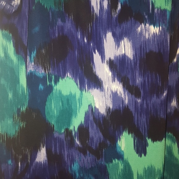 Green purple dress - Picture 2 of 3